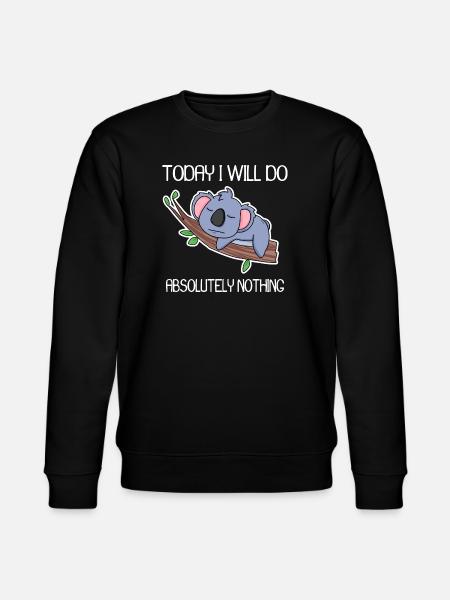 Funny saying, funny sayings - Stanley/Stella CHANGER Unisex Organic Sweatshirt - black