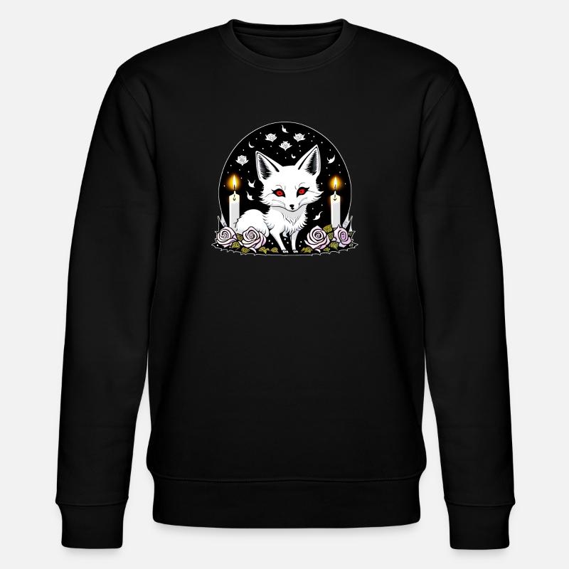 Gothic Fox - Stanley/Stella CHANGER Unisex Organic Sweatshirt - black