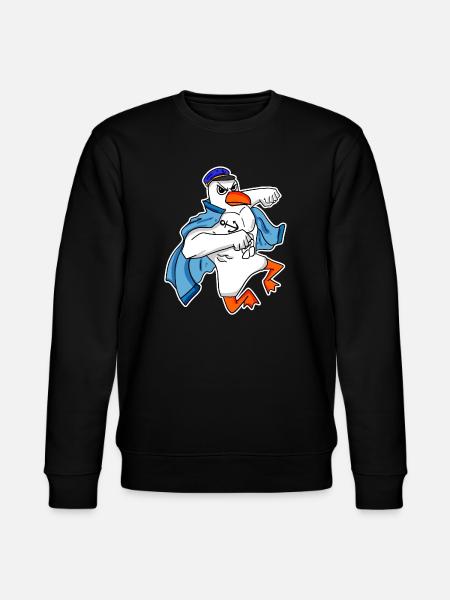 Seagull Captain Faust - Stanley/Stella CHANGER Unisex Organic Sweatshirt - black
