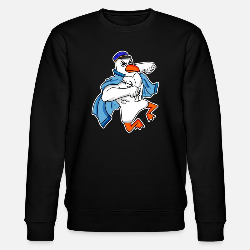 Seagull Captain Faust - Stanley/Stella CHANGER Unisex Organic Sweatshirt - black