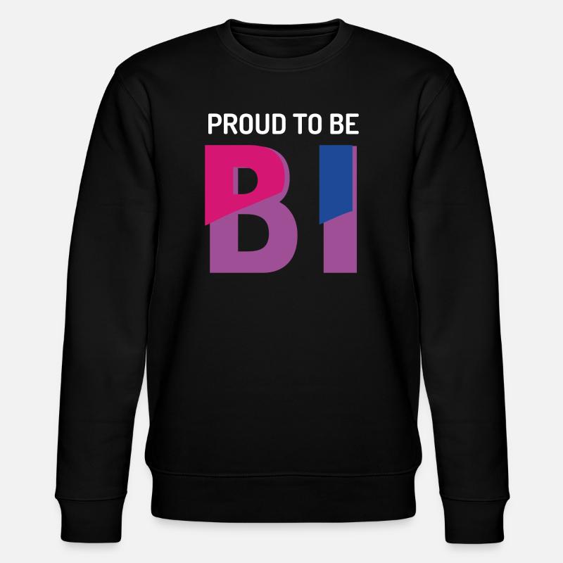 Fier d’être bisexuel - Sweat bio CHANGER Stanley/Stella Unisexe - noir