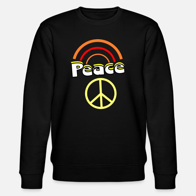 70s Pattern - Stanley/Stella CHANGER Unisex Organic Sweatshirt - black