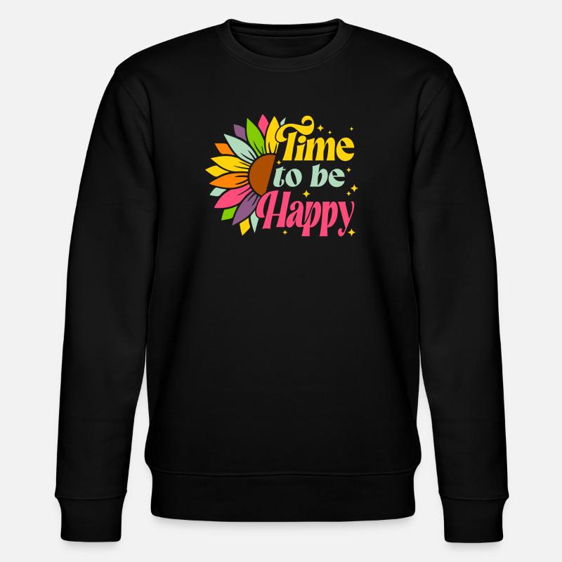 summer, hello summer, vacances d'été - Sweat bio CHANGER Stanley/Stella Unisexe - noir