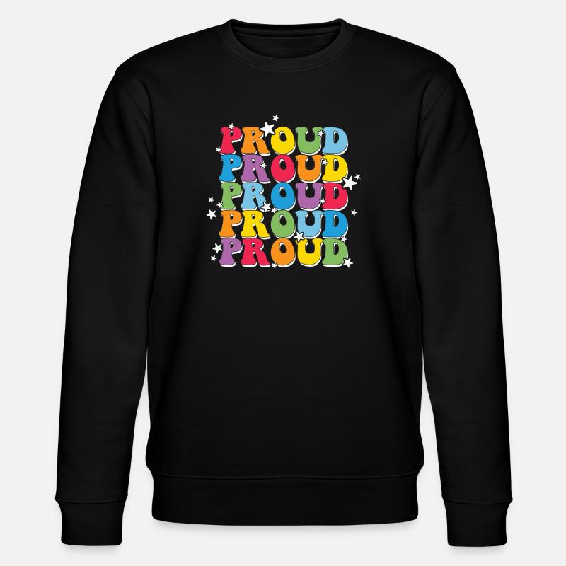 LGBT, Regenbogen, Pride-Monat - Stanley/Stella Unisex Bio-Sweatshirt CHANGER  - Schwarz