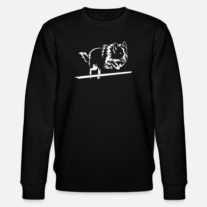 Border Collie « Black Edition » - Sweat bio CHANGER Stanley/Stella Unisexe - noir