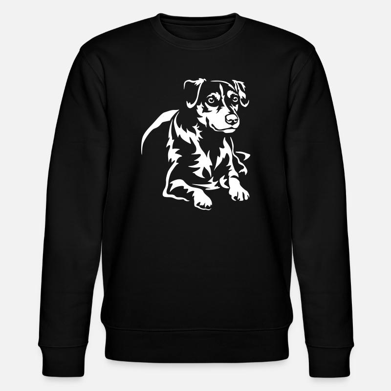 Dansk Svensk Gaardhond "Black Edition" - Stanley/Stella CHANGER Unisex Organic Sweatshirt - black