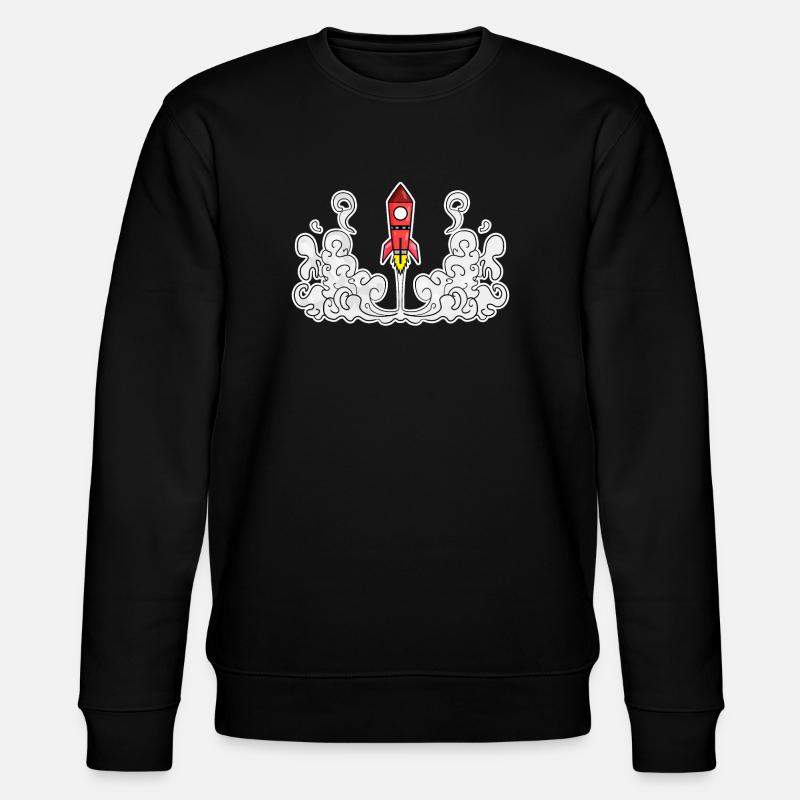 Rocket Rocket Launch Launch - Stanley/Stella CHANGER Unisex Organic Sweatshirt - black