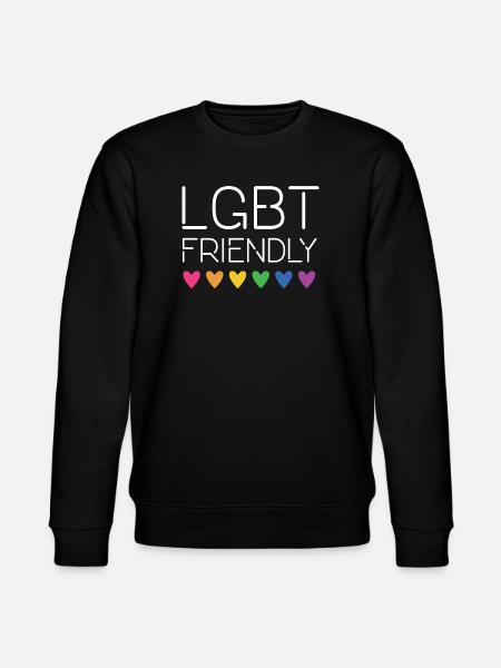 LGBT Friendly - Stanley/Stella CHANGER Unisex Organic Sweatshirt - black