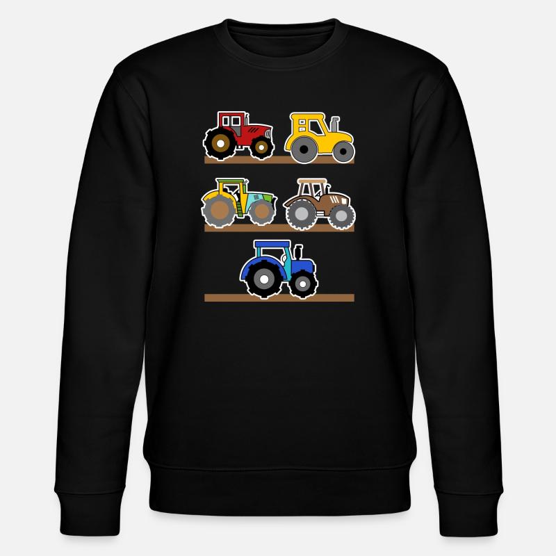 Landwirtschaft Landleben Ackerbau Traktor Bauer - Stanley/Stella Unisex Bio-Sweatshirt CHANGER  - Schwarz