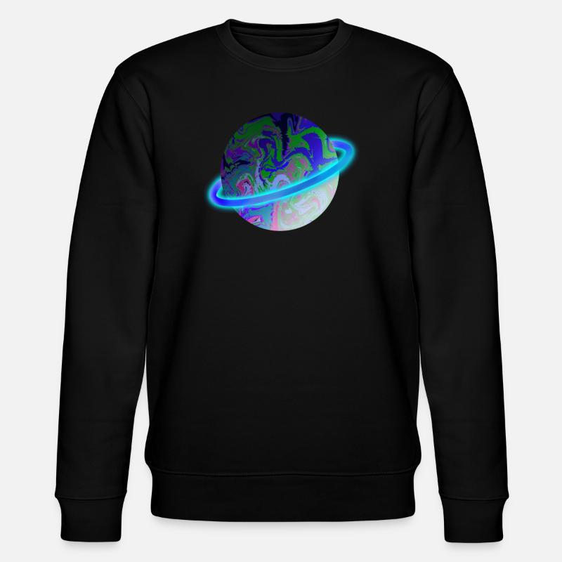 Blue Shiny - Stanley/Stella Unisex Bio-Sweatshirt CHANGER  - Schwarz