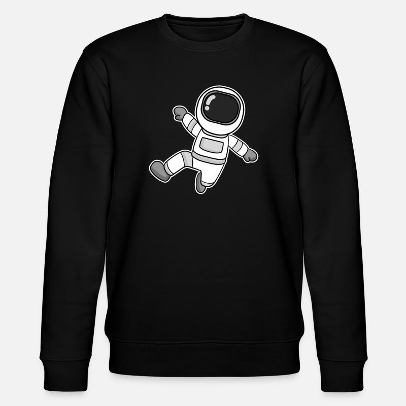 Espace motif astronaute - Sweat bio CHANGER Stanley/Stella Unisexe - noir