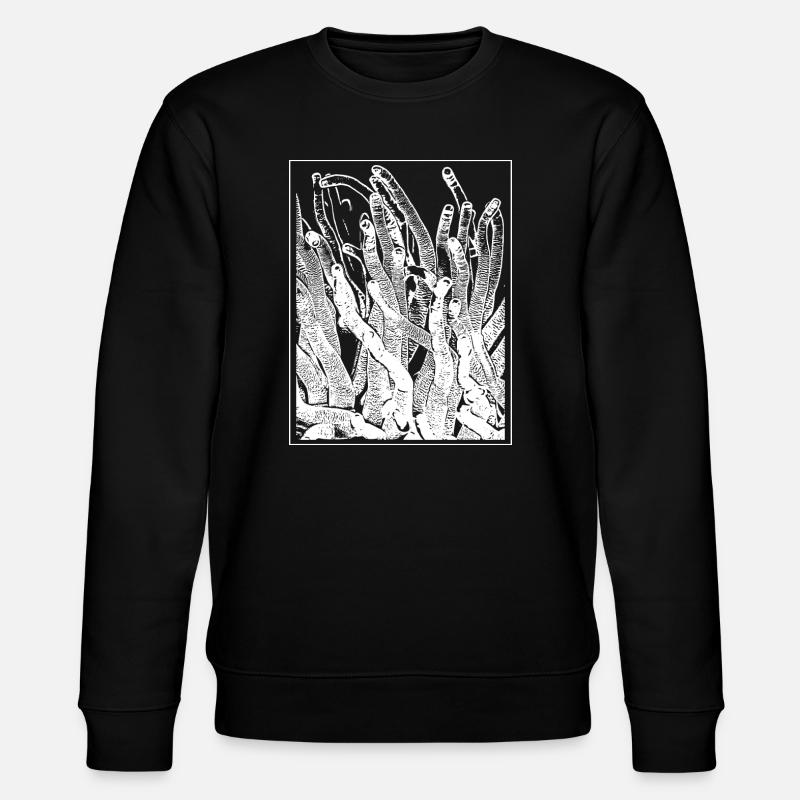 Anemone - Stanley/Stella CHANGER Unisex Organic Sweatshirt - black