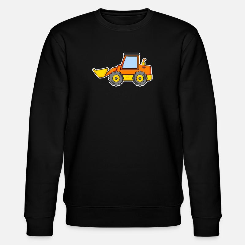 Bagger Baustelle Baggerfahrer - Stanley/Stella Unisex Bio-Sweatshirt CHANGER  - Schwarz