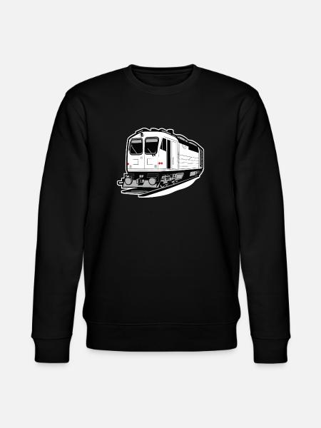 Locomotive, train, railway - Stanley/Stella CHANGER Unisex Organic Sweatshirt - black