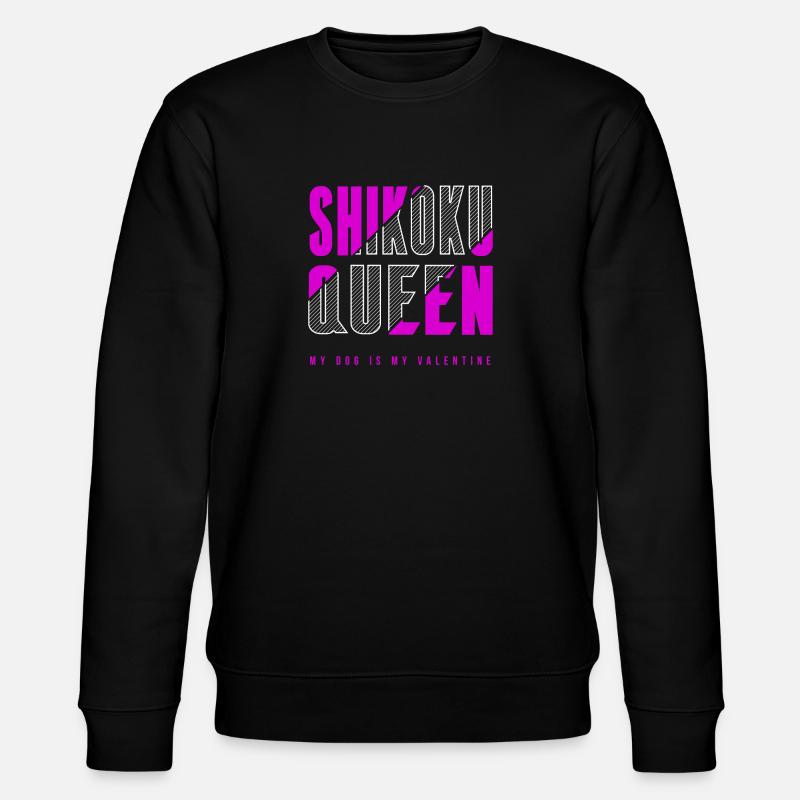 Shikoku Königin - Stanley/Stella Unisex Bio-Sweatshirt CHANGER  - Schwarz