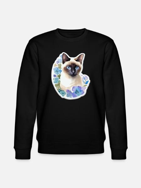 Siamkatze - Stanley/Stella Unisex Bio-Sweatshirt CHANGER - Schwarz