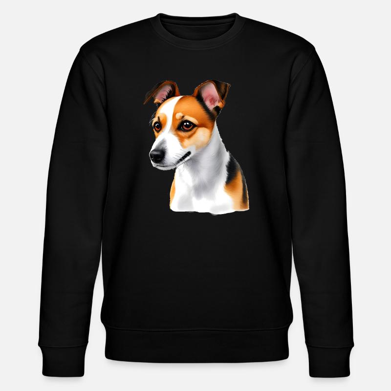 Jack Russel - Stanley/Stella Unisex Bio-Sweatshirt CHANGER  - Schwarz