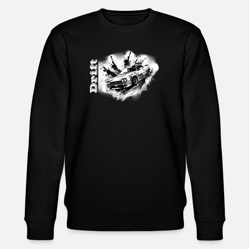 Drifter weiß - Stanley/Stella Unisex Bio-Sweatshirt CHANGER - Schwarz