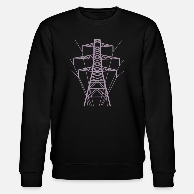 pole silhouette - Stanley/Stella CHANGER Unisex Organic Sweatshirt - black