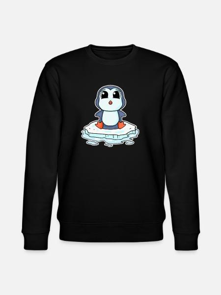 Penguin Penguins - Stanley/Stella CHANGER Unisex Organic Sweatshirt - black
