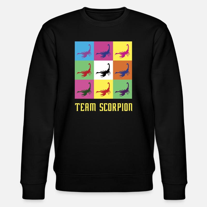 Team Skorpion - Stanley/Stella Unisex Bio-Sweatshirt CHANGER  - Schwarz