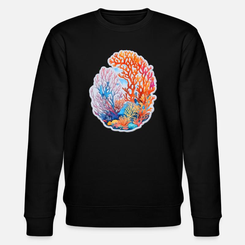 Corail - Sweat bio CHANGER Stanley/Stella Unisexe - noir