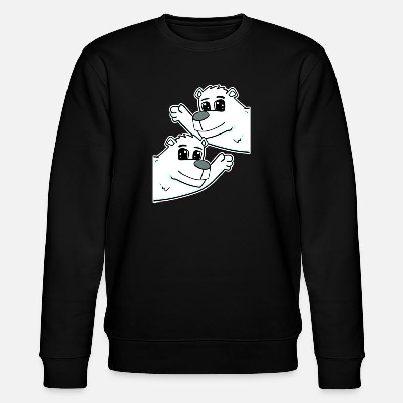 Polar Bear Polar Bear - Stanley/Stella CHANGER Unisex Organic Sweatshirt - black