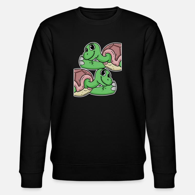 Turtle Turtles - Stanley/Stella CHANGER Unisex Organic Sweatshirt - black