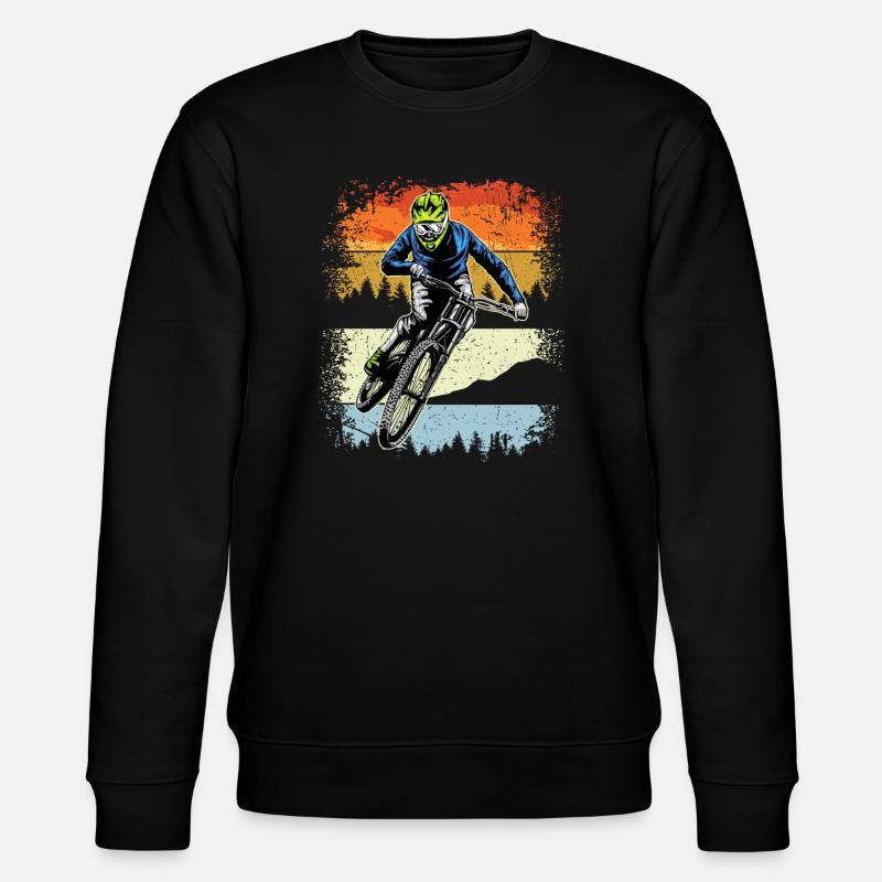 Sunset Trail VTT Rider - Sweat bio CHANGER Stanley/Stella Unisexe - noir