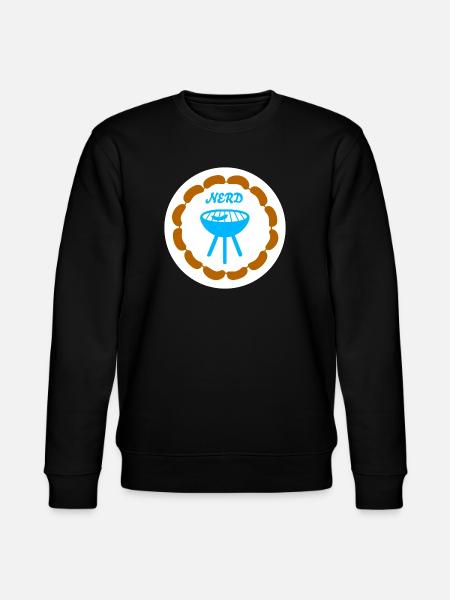 Wurstkette Grillen Nerd Camping Bratwurst Grill - Stanley/Stella Unisex Bio-Sweatshirt CHANGER - Schwarz