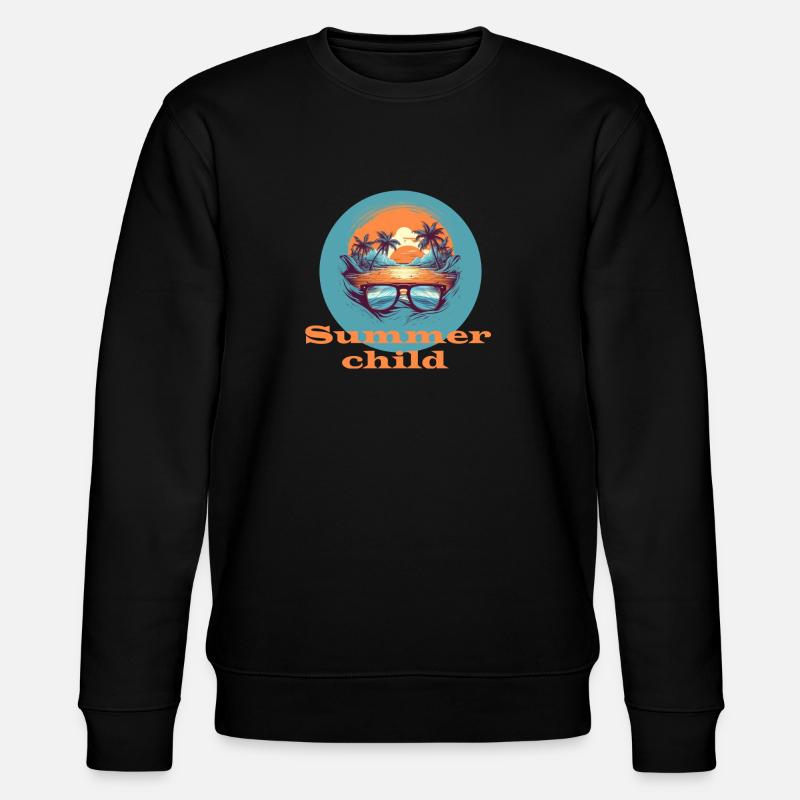 Enfant d’été - Sweat bio CHANGER Stanley/Stella Unisexe - noir