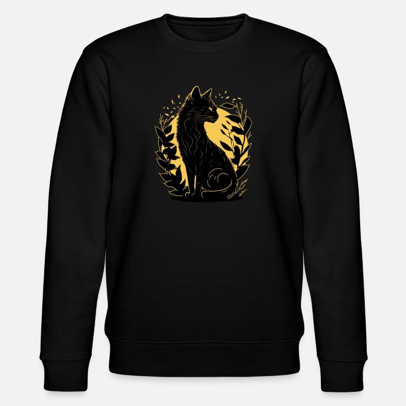 Silhouette De Chat - Sweat bio CHANGER Stanley/Stella Unisexe - noir