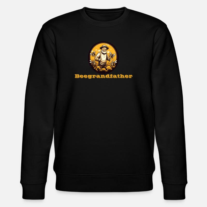 Beegrandfather - Stanley/Stella Unisex Bio-Sweatshirt CHANGER  - Schwarz