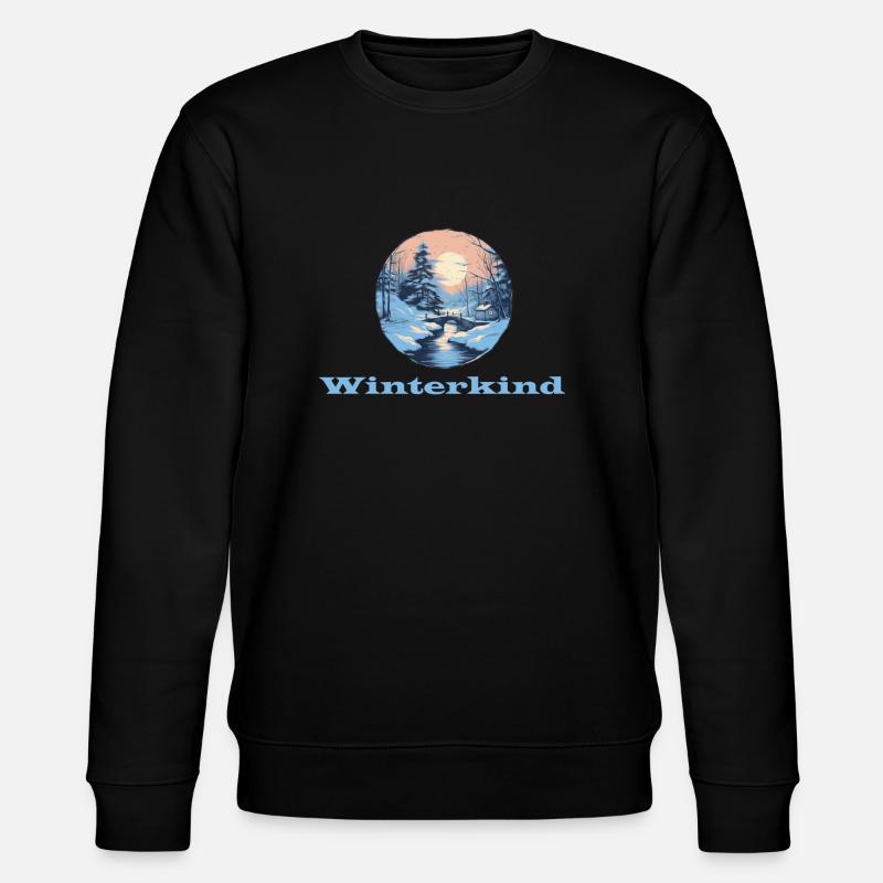 Winterkind - Stanley/Stella Unisex Bio-Sweatshirt CHANGER  - Schwarz