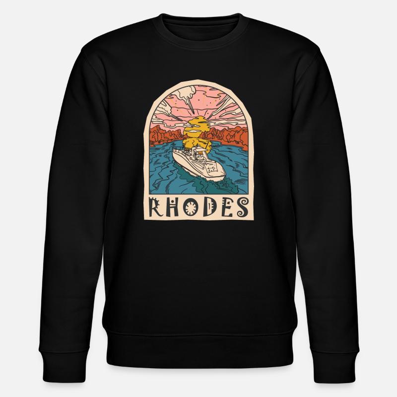 Rhodes Holidays Beach Grèce - Sweat bio CHANGER Stanley/Stella Unisexe - noir