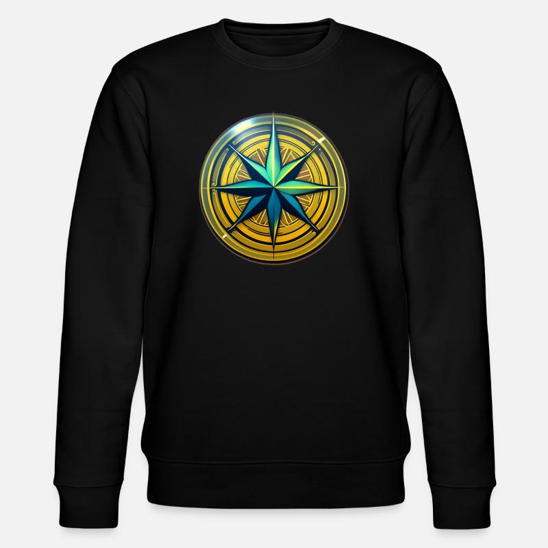 Compass - Stanley/Stella CHANGER Unisex Organic Sweatshirt - black