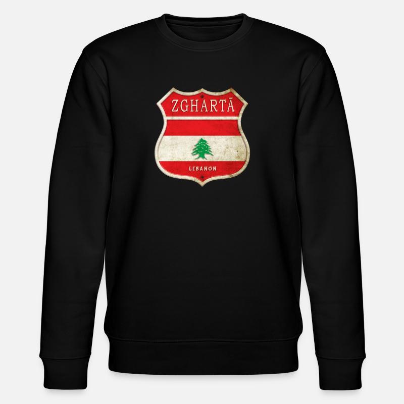 Zgharta Liban Armoiries Drapeaux Design - Sweat bio CHANGER Stanley/Stella Unisexe - noir