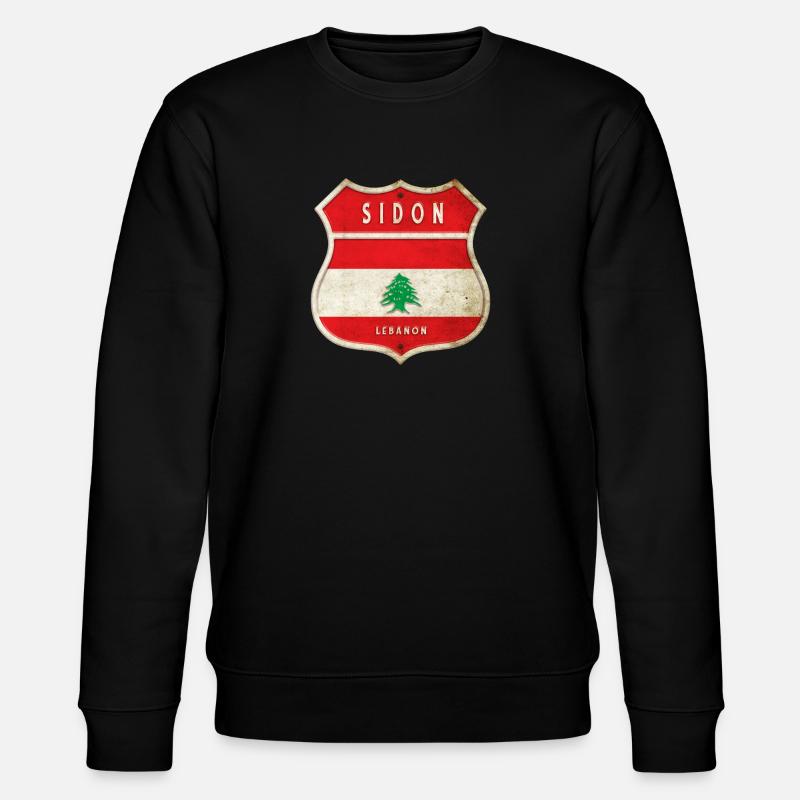 Sidon Liban Armoiries Drapeaux Design - Sweat bio CHANGER Stanley/Stella Unisexe - noir