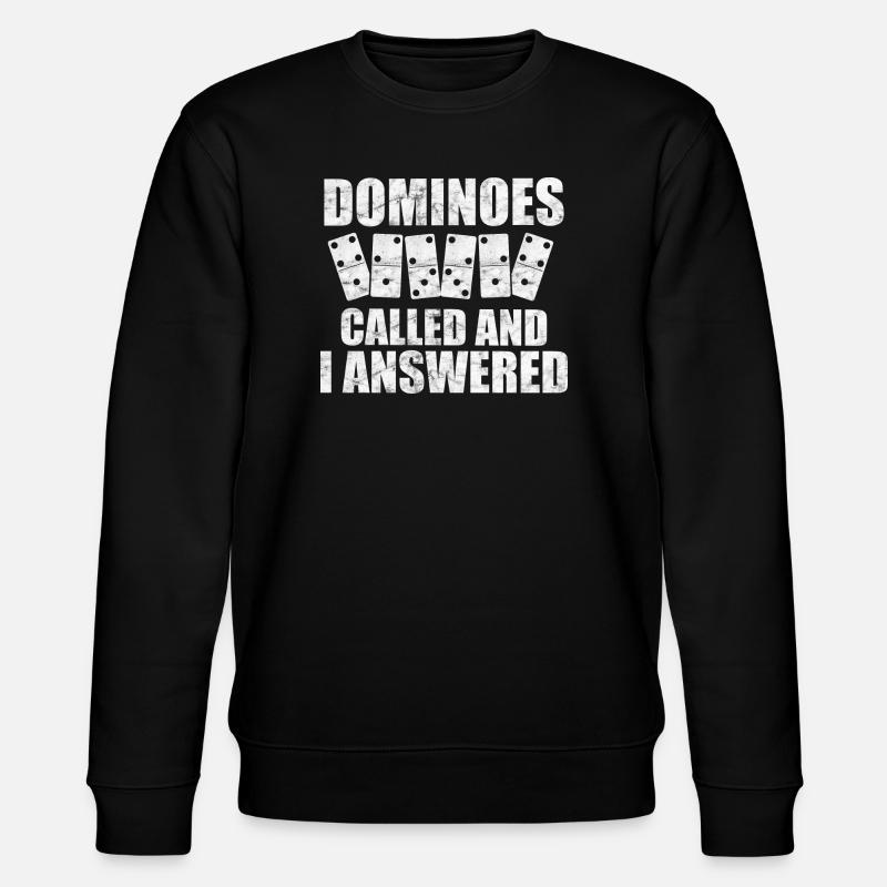 Domino Design - Stanley/Stella Unisex Bio-Sweatshirt CHANGER  - Schwarz