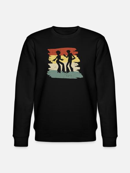 Regenbogen Tanzsilhouette - Stanley/Stella Unisex Bio-Sweatshirt CHANGER - Schwarz