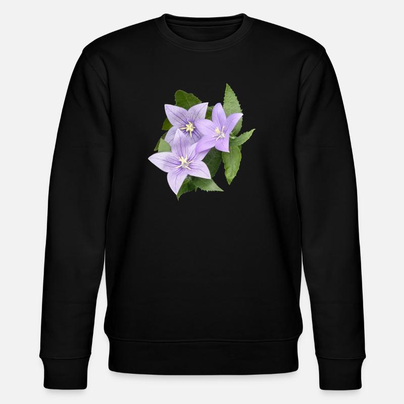 FLEUR DE BALLON VIOLET - Sweat bio CHANGER Stanley/Stella Unisexe - noir