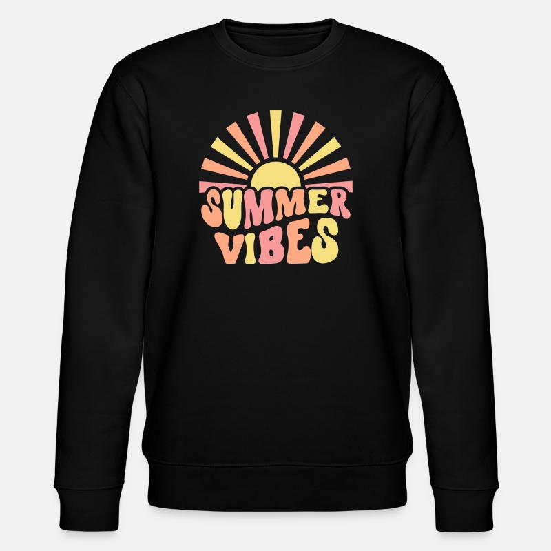 Summer Vibes - Stanley/Stella Unisex Bio-Sweatshirt CHANGER  - Schwarz