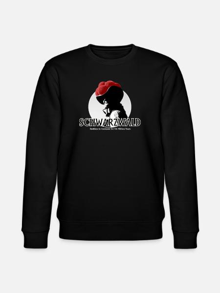 Schwarzwald Retro Silhouette - Stanley/Stella Unisex Bio-Sweatshirt CHANGER - Schwarz