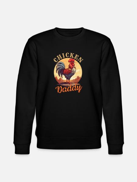 Royal Welsh with Rooster's Head - Stanley/Stella CHANGER Unisex Organic Sweatshirt - black