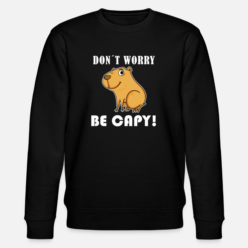 Capybara Wasserschwein Capybaras - Sweat bio CHANGER Stanley/Stella Unisexe - noir