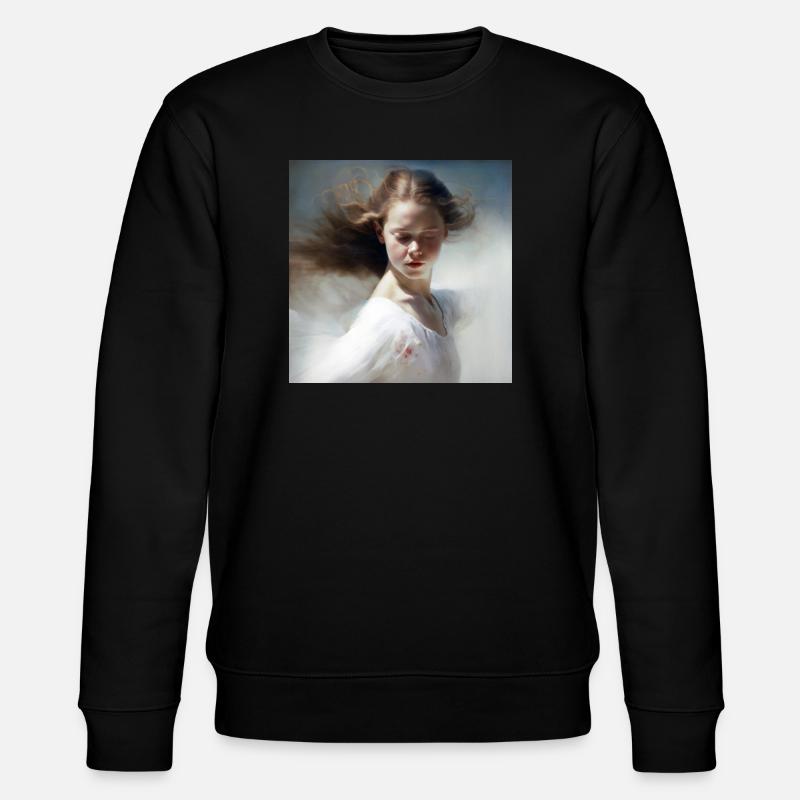 Frauenmalerei 01 - Stanley/Stella Unisex Bio-Sweatshirt CHANGER  - Schwarz