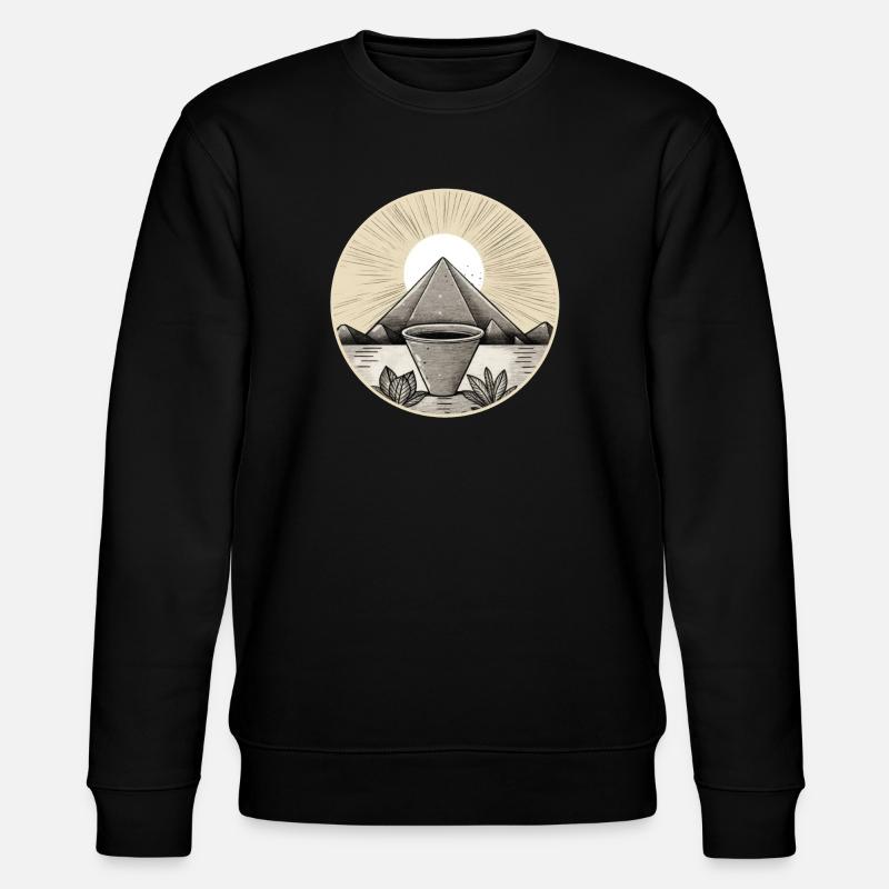 Pyramid 01 - Stanley/Stella CHANGER Unisex Organic Sweatshirt - black