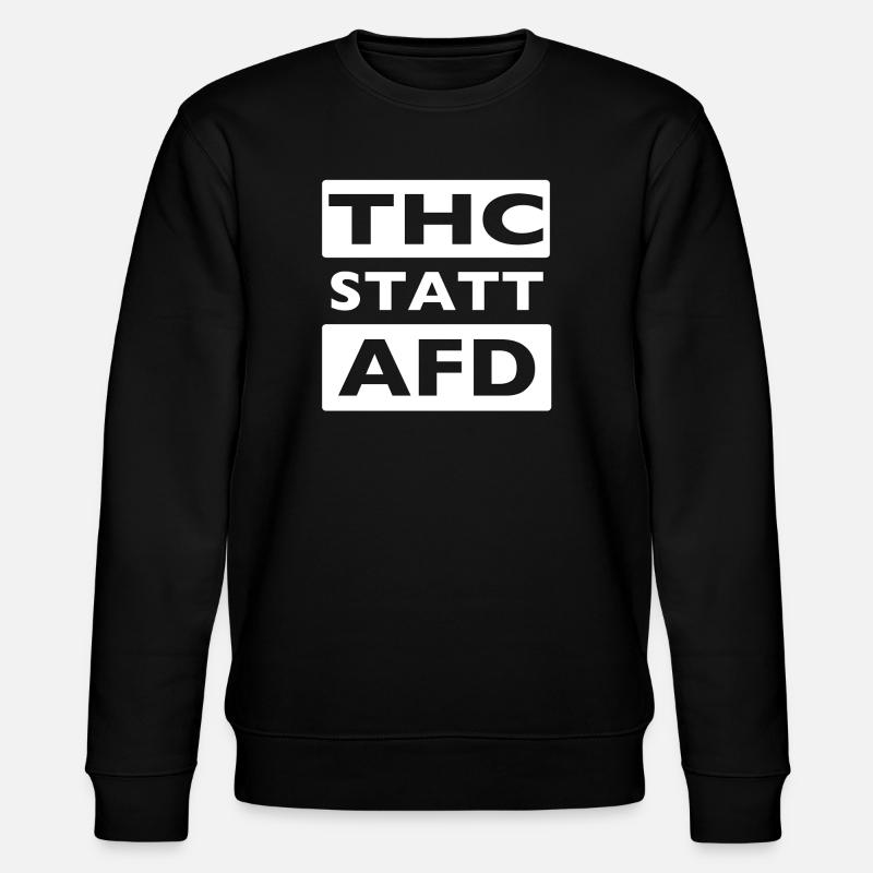 THC STATT AFD - Stanley/Stella Unisex Bio-Sweatshirt CHANGER - Schwarz