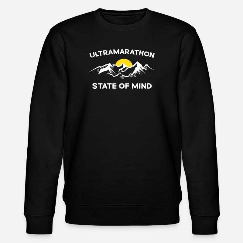Ultramarathon - Gemütszustand - Stanley/Stella Unisex Bio-Sweatshirt CHANGER  - Schwarz
