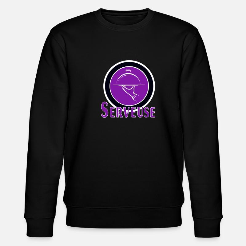 Serveuse - Sweat bio CHANGER Stanley/Stella Unisexe - noir